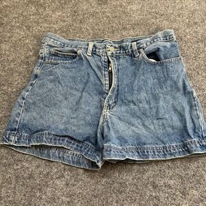 Bolero Denim Shorts Womens Size 13/14 Blue High Waisted Cotton Mom Shorts Casual
